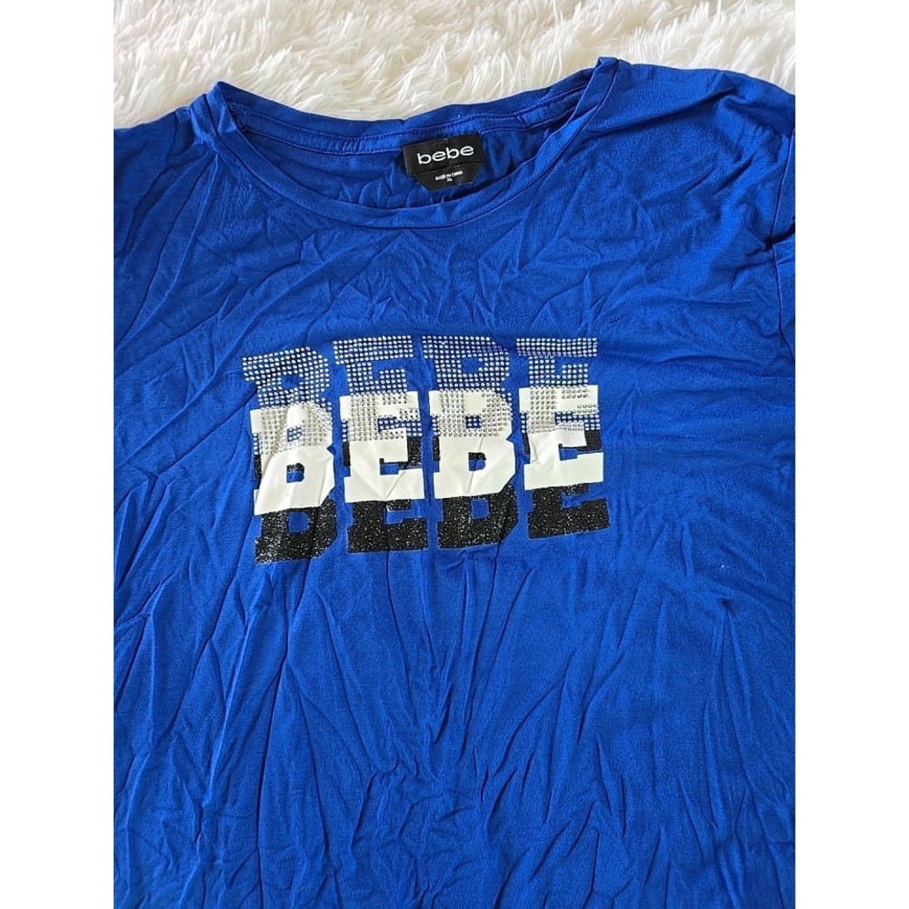 Bebe Blue‎ T Shirt